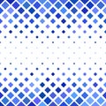 Abstract diagonal square pattern background - vector graphic from squares in blue tones Royalty Free Stock Photo