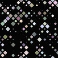 Abstract diagonal square pattern - vector mosaic tile background design Royalty Free Stock Photo