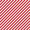 Abstract diagonal striped with red and white stripes. Illustration