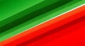 Abstract Diagonal Stripes Pattern in Green and Red with Halftone Dots background Royalty Free Stock Photo