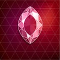 Abstract diamond background Royalty Free Stock Photo