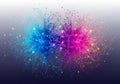 Abstract digital art featuring a burst of interconnected points and Royalty Free Stock Photo
