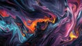 Abstract digital art generated by AI algorithmic patterns, gener Royalty Free Stock Photo