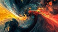 Abstract digital art generated by AI algorithmic patterns, gener Royalty Free Stock Photo