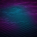 An abstract digital artwork features a grid pattern on a dark background. The grid Royalty Free Stock Photo