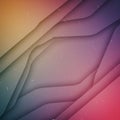 Abstract digital artwork featuring layered geometric shapes. Smooth, overlapping