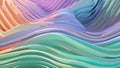 Abstract digital artwork featuring layered, wavy forms in pastel hues Royalty Free Stock Photo