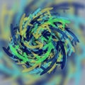 Abstract digital artwork featuring a swirling Royalty Free Stock Photo