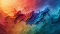 An abstract digital artwork featuring a vibrant spectrum of colors blending seamlessly