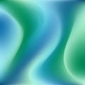 Abstract digital artwork with smooth, flowing gradients of blue and green hues. Features Royalty Free Stock Photo