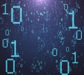 Binary code backdrop Royalty Free Stock Photo