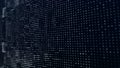 Abstract digital background. Big data code matrix. 3d rendering Royalty Free Stock Photo