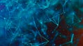 Abstract digital background. Big data visualization.