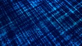 Abstract digital background. Big data visualization. Network connection structure. Science blue background. 3d rendering Royalty Free Stock Photo