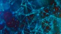 Abstract digital background. Big data visualization.