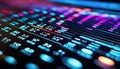 Abstract digital background in the form of a screen with numbers and program codes for computers, writing computer programs Royalty Free Stock Photo