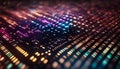 Abstract digital background in the form of a screen with numbers and program codes for computers, writing computer programs Royalty Free Stock Photo