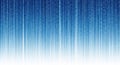 Abstract digital background with futuristic binary code rain effect Royalty Free Stock Photo