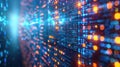 Abstract digital background with glowing data patterns and vibrant colors Royalty Free Stock Photo