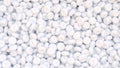 Abstract digital background with heap of white soft objects Royalty Free Stock Photo