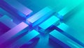 Abstract Digital Background with Intersecting Neon Blue and Magenta Glowing Diagonal Lines Royalty Free Stock Photo