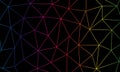 Abstract digital background of points and lines. Glowing plexus. Royalty Free Stock Photo