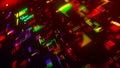 Abstract technology background. Big data digital code. Data flow information. Futuristic dots background. Matrix. 3d Royalty Free Stock Photo