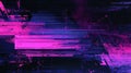 Abstract digital glitching stripes with vibrant cyberpunk colors Royalty Free Stock Photo