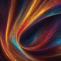 Abstract digital background for technological processes, neural networks, AI, sound and graphic forms