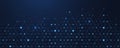 Abstract digital blockchain cube blocks concept. 3D big data cubes quantum computer technology idea. Artificial intelligence data Royalty Free Stock Photo