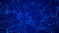 Abstract digital blue background. Plexus effect. Network connection structure. 3D rendering Royalty Free Stock Photo