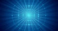 Abstract Digital Blue Technology Background with Glowing Light and Lines Royalty Free Stock Photo