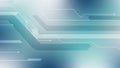 Abstract Digital Circuit Board Pattern with Blue and Teal Gradient technology Royalty Free Stock Photo