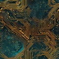 Abstract digital circuit board pattern Technological and futuristic design with electronic elements1 Royalty Free Stock Photo
