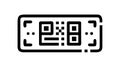 Abstract Digital Clock Binary Pattern Display, vector design Generative AI Royalty Free Stock Photo