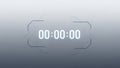 Abstract Digital Clock Timer Countdown on Gray Background Royalty Free Stock Photo