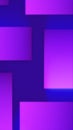 Abstract digital composition of glowing purple and blue rectangular shapes with soft light gradients Royalty Free Stock Photo
