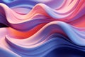 Abstract digital 3D waves texture in shades of pink, blue and purple colors. Futuristic dynamic background Royalty Free Stock Photo