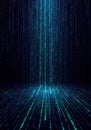 Abstract Digital Data Stream Background Royalty Free Stock Photo