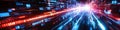 Abstract Digital Data Stream Speed Light Royalty Free Stock Photo