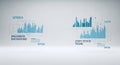 Abstract Digital Data Visualization Background Royalty Free Stock Photo