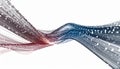 Abstract Digital Data Wave Flow Royalty Free Stock Photo