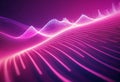 Abstract digital equalizer, sound wave pattern element Royalty Free Stock Photo
