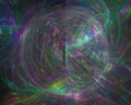 Abstract digital fractal, fantasy design, disco, party Royalty Free Stock Photo