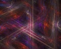 Abstract digital fractal, curve surface card rendering fantasy dream design sparkle, decoration