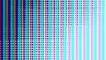 Abstract digital glitch art with colorful pixel patterns and vertical lines Royalty Free Stock Photo