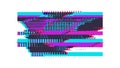 Abstract Digital Glitch Effect Background, vector design Generative AI Royalty Free Stock Photo