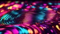 Abstract digital graphic pattern, neon colored 3d spiral 4k, 8k, 16k, full ultra hd, high resolution and cinematic photography