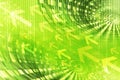 Abstract digital green background with arrows