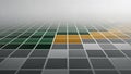 Abstract Digital Grid Background with Perspective Royalty Free Stock Photo